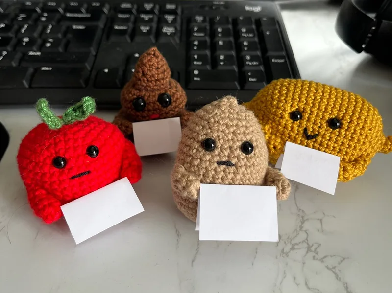 Amigurumi Desk Message Friends